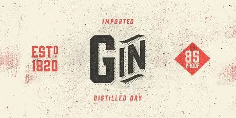 Gin Family font