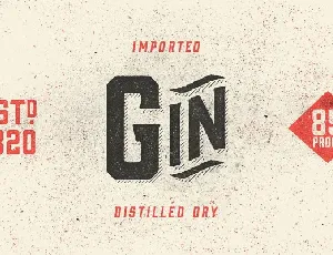 Gin Family font