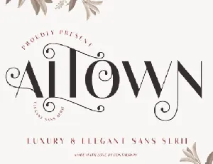 Altown font