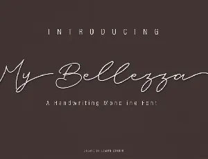 My Bellezza font