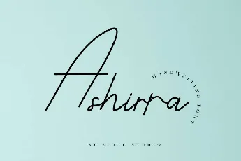 Ashirra Handwriting font