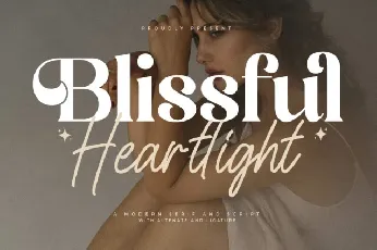 Blissful Heartlight Duo font