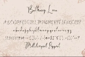 Bethany Love font