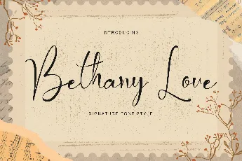 Bethany Love font