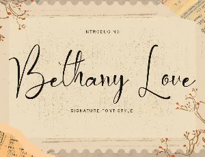 Bethany Love font