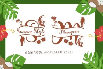 Summer Style Monogram font