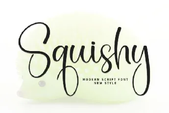 Squishy Script font