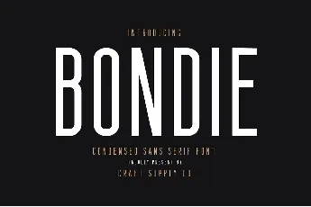 Bondie Sans font