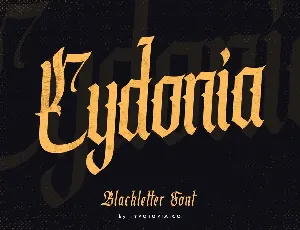 Cydonia font