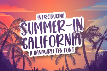 SummerInCalifornia font