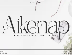 Aikenap font