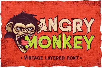 Angry Monkey font