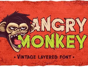 Angry Monkey font