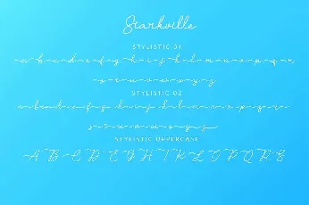 Starkville font