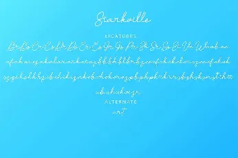 Starkville font