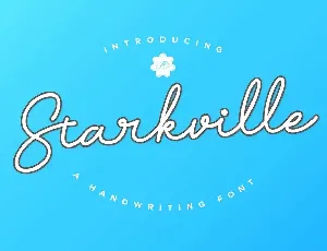 Starkville font