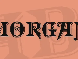 Morgan font