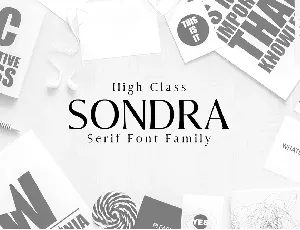 Sondra font