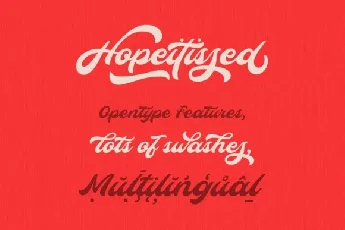 Hopeitissed Script font