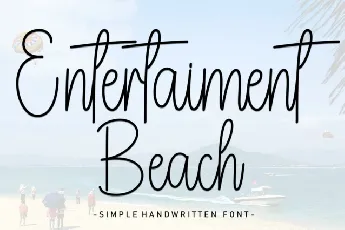 Entertaiment Beach font