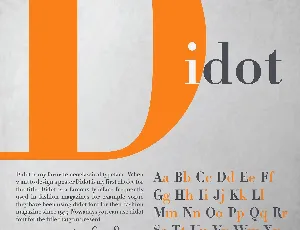 Didot font