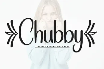 Chubby Display font