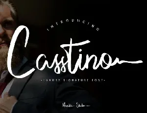 Casstino Handwritten font