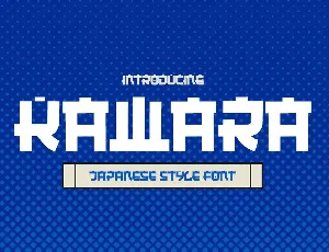 KAWARA font