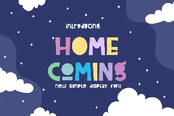 Home Coming font