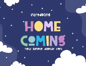 Home Coming font