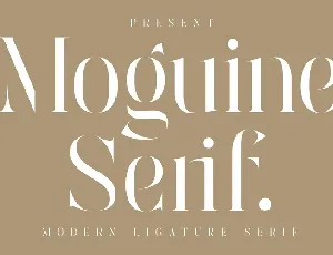 Moguine Serif font