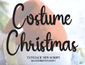 Costume Christmas font