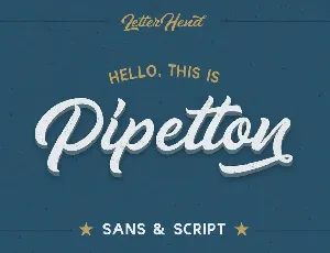 Pipetton font