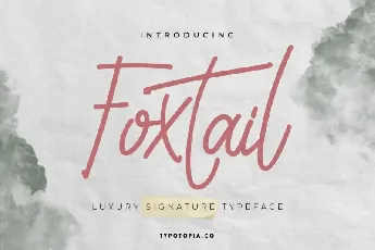 Foxtail Script font