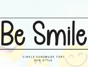 Be Smile Display font