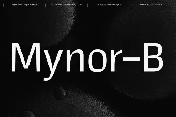 Mynor-B Family font