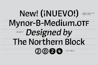 Mynor-B Family font