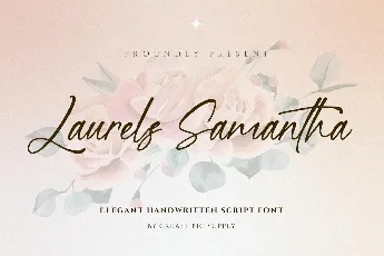 Laurels Samantha font