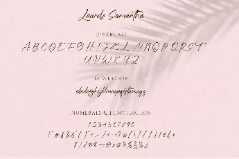 Laurels Samantha font