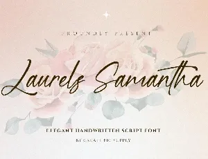 Laurels Samantha font