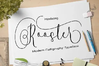 Rooster Script font