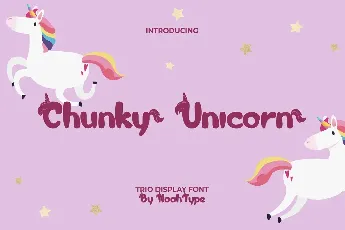 Chunky Unicorn Demo font