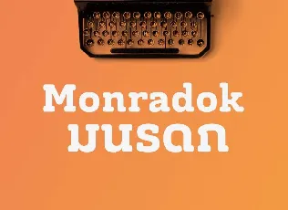 Monradok font