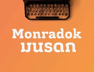 Monradok font