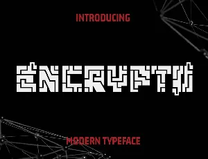 Encrypto font