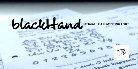 blackHand_TRIAL font