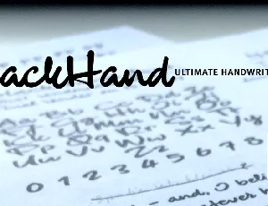 blackHand_TRIAL font