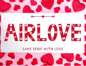 Airlove font