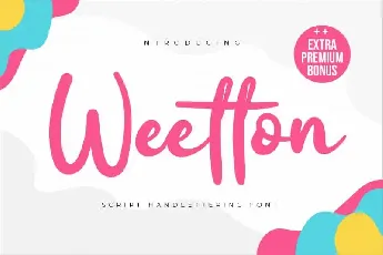 Wetton Script font