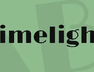 Limelight font